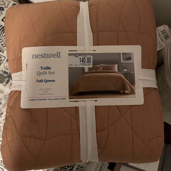 Nestwell Bedding Nestwell Voile Quilt Set Fullqueen Poshmark